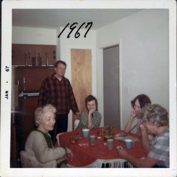 Aunt Josie, George Hawks, Mary 'Aunt Sis' Vassilatos, unknown, Mary Hanley