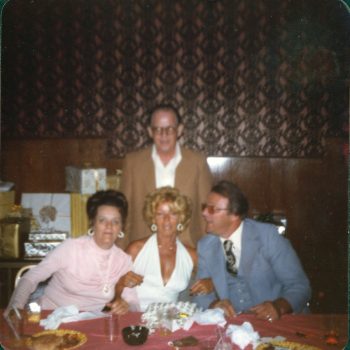 Mary 'Aunt Sis' Vassilatos, unknown, Pat Hawks, George Hawks